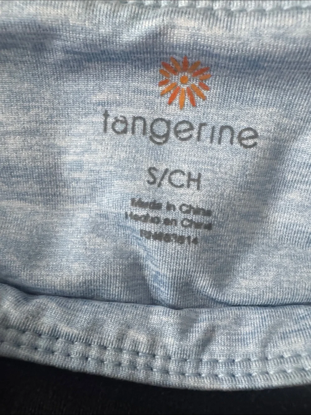 Tangerine Black and Gray Women’s Athletic Leggings